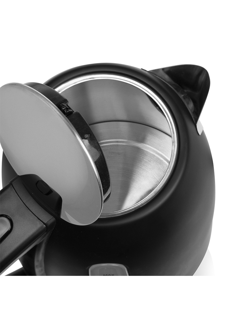 Jarro Elétrico Inox Preto 1,7L 