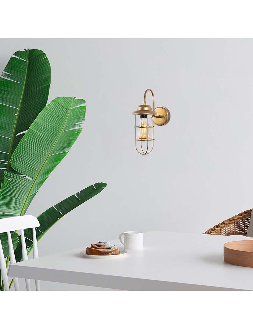 Candeeiro Parede Mahoni 13206