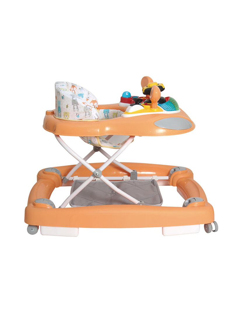 Andador Baloiço Animais Laranja