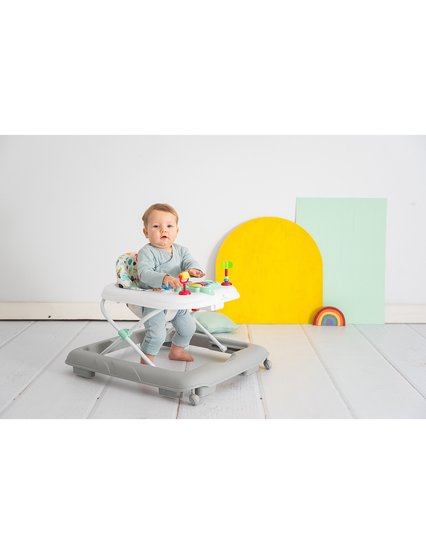 Andador Com Bandeja de Atividades Azul