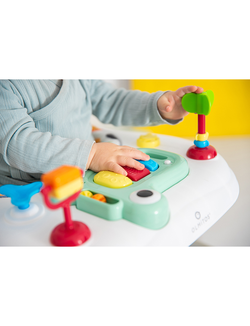 Andador Com Bandeja de Atividades Azul