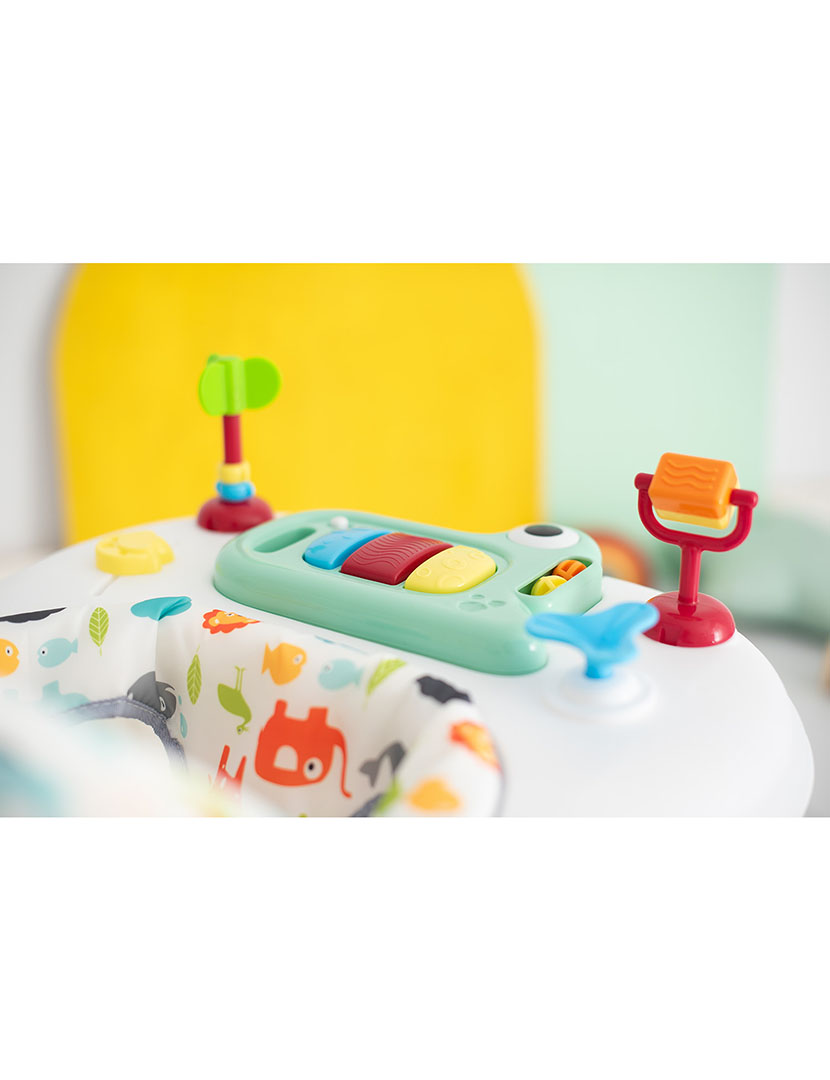 Andador Com Bandeja de Atividades Azul