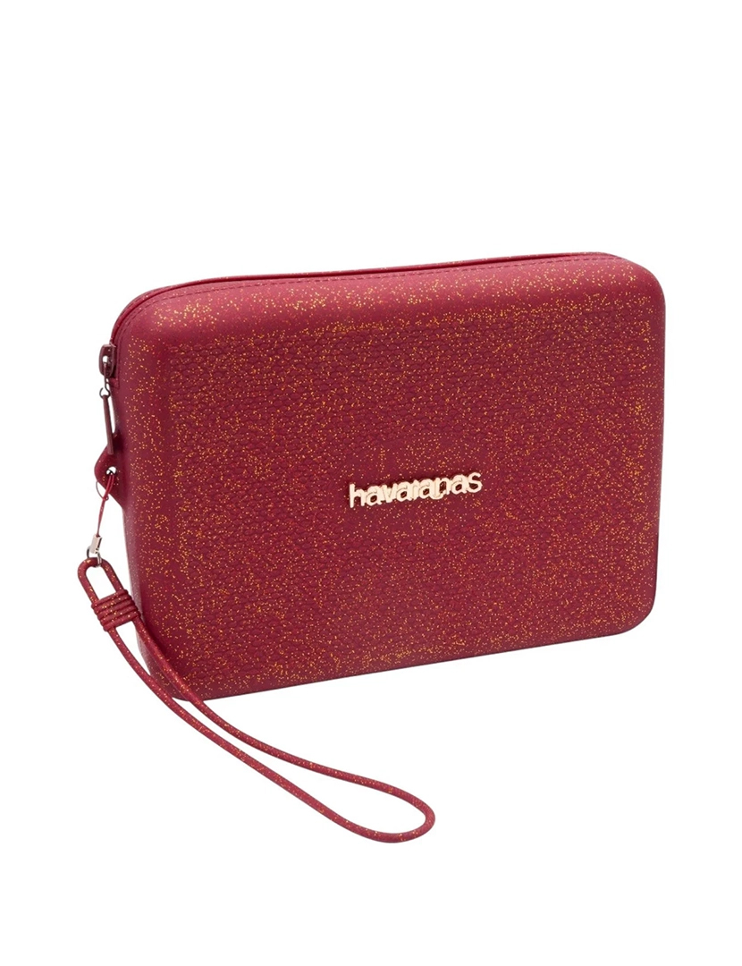 Necessaire Beach Glitter Vermelho