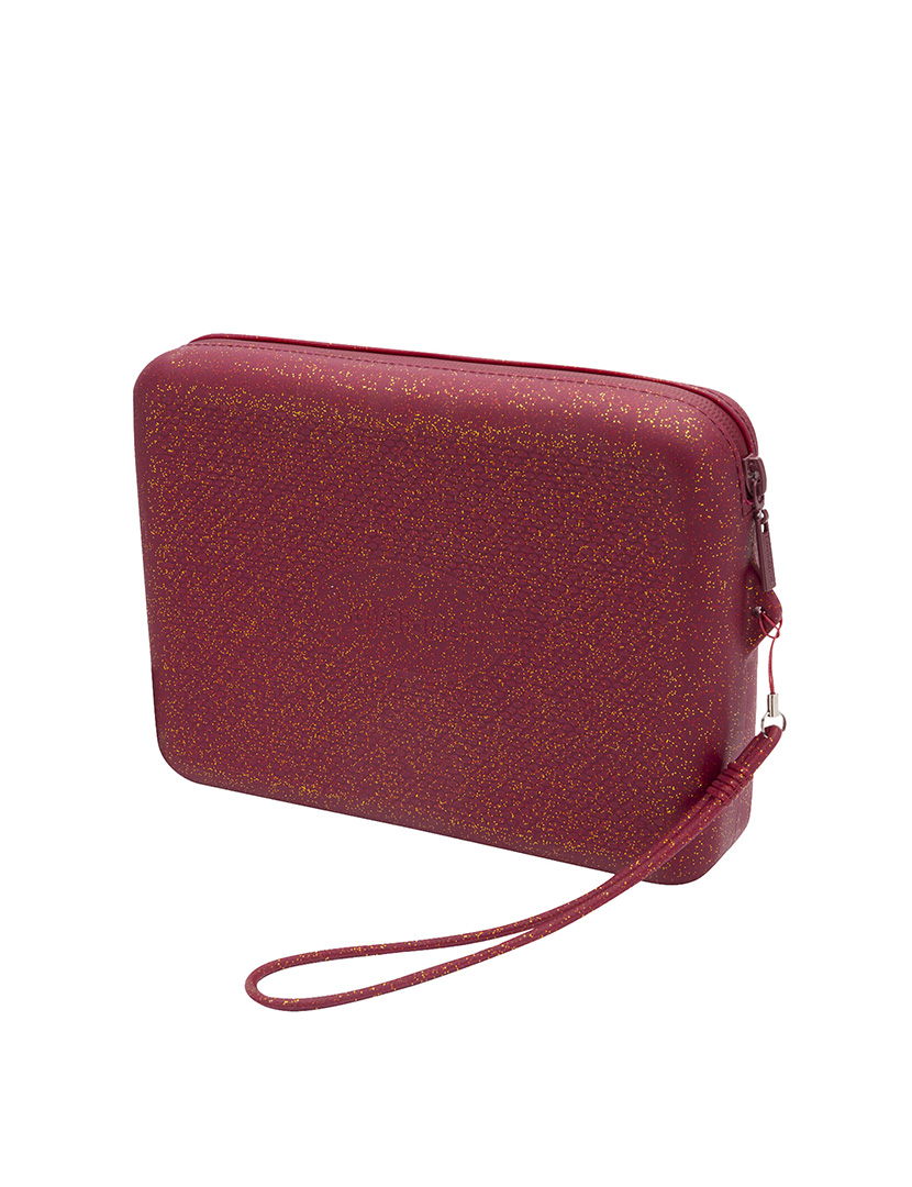 Necessaire Beach Glitter Vermelho