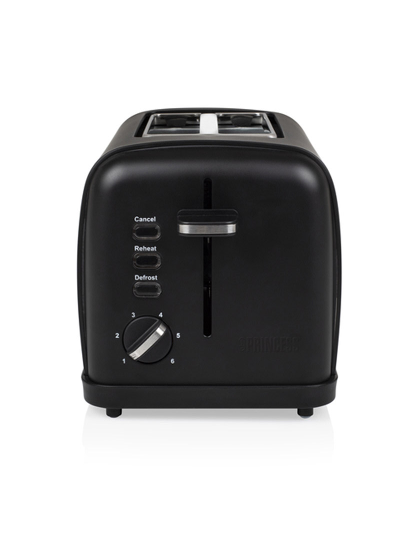 Torradeira 2 Fendas Inox Preto