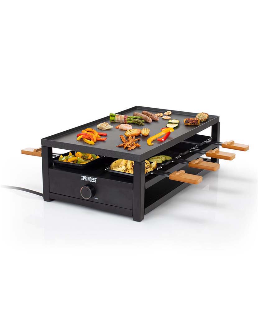 Raclette 8 Aço Preto