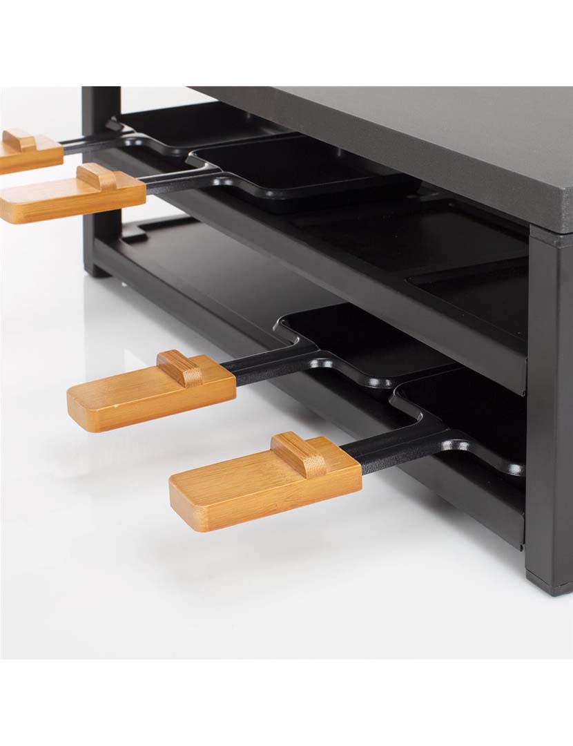 Raclette 8 Aço Preto