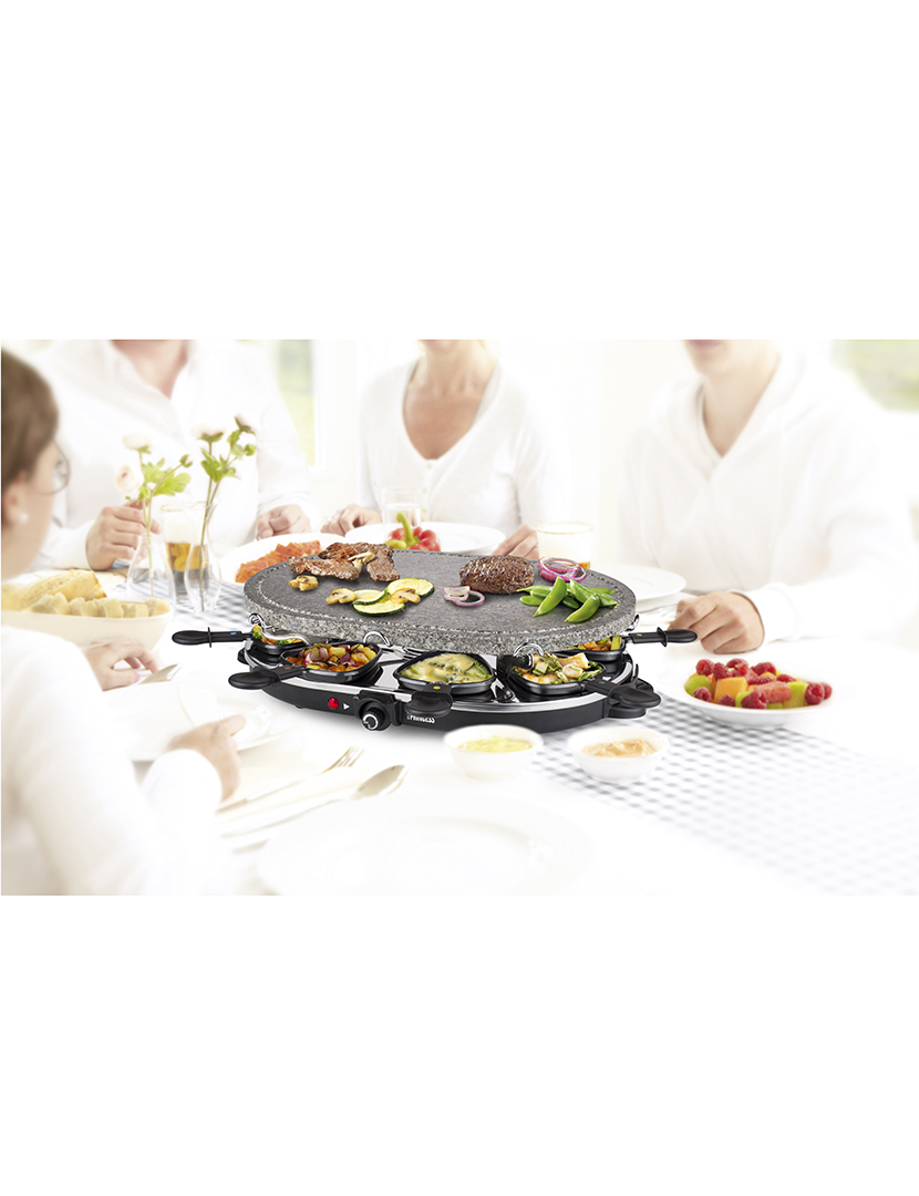 Raclette 8 Oval Pedra Grill Party 
