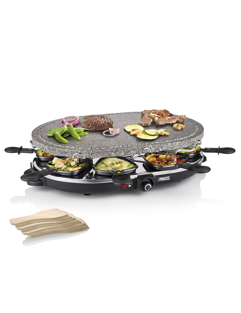 Raclette 8 Oval Pedra Grill Party 