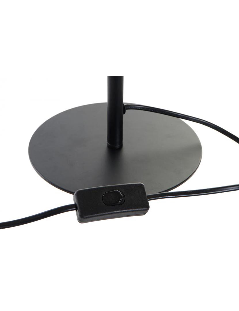 Candeeiro Mesa Metal Preto