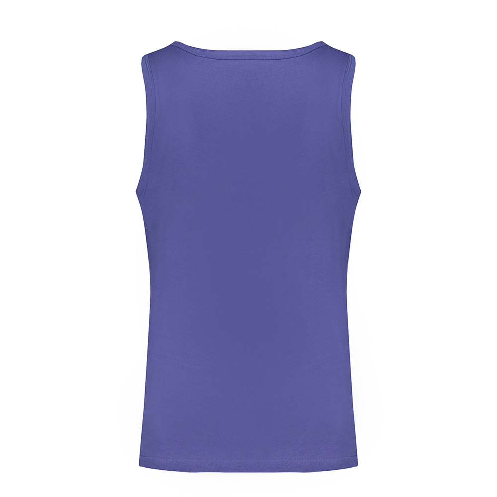 Top Manga Cava Homem Azul