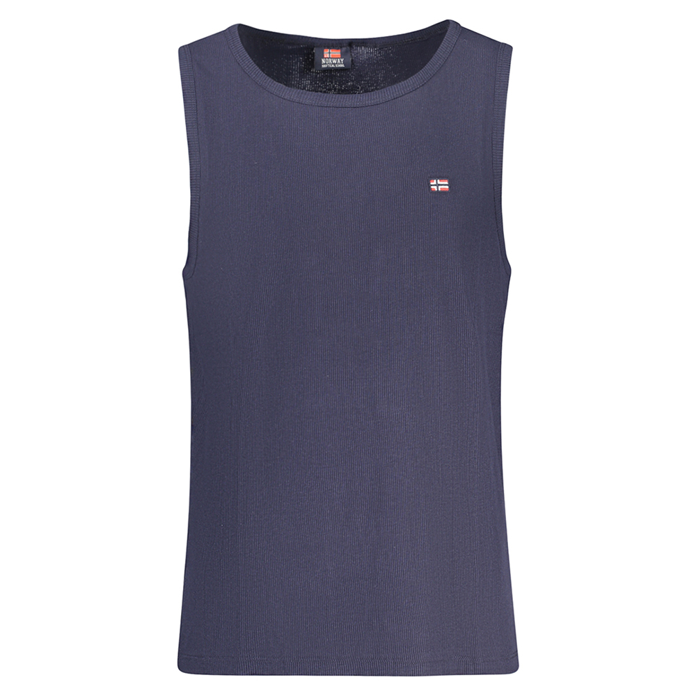 Top Manga Cava Homem Azul