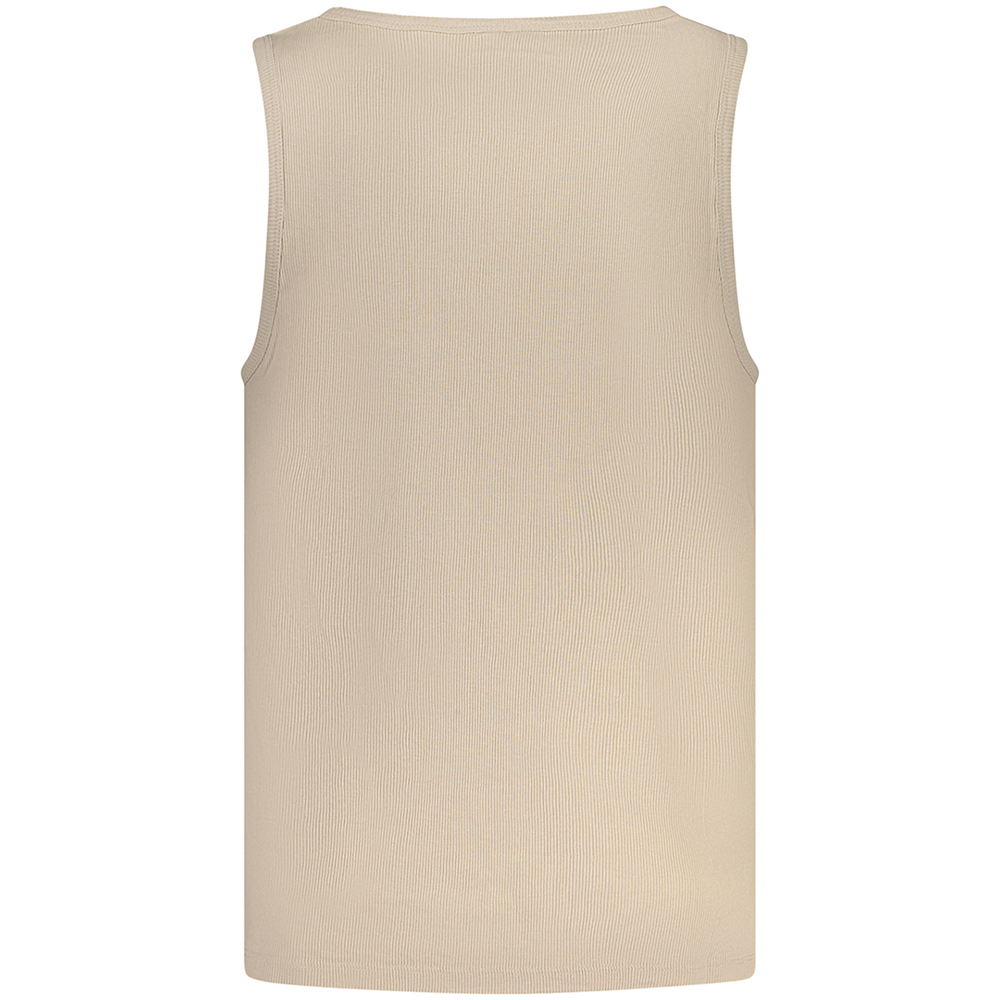 Top Manga Cava Homem Bege