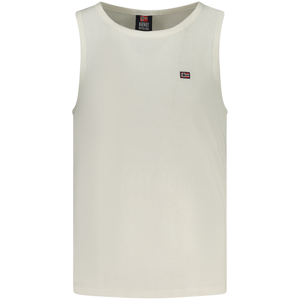 Top Manga Cava Homem Branco