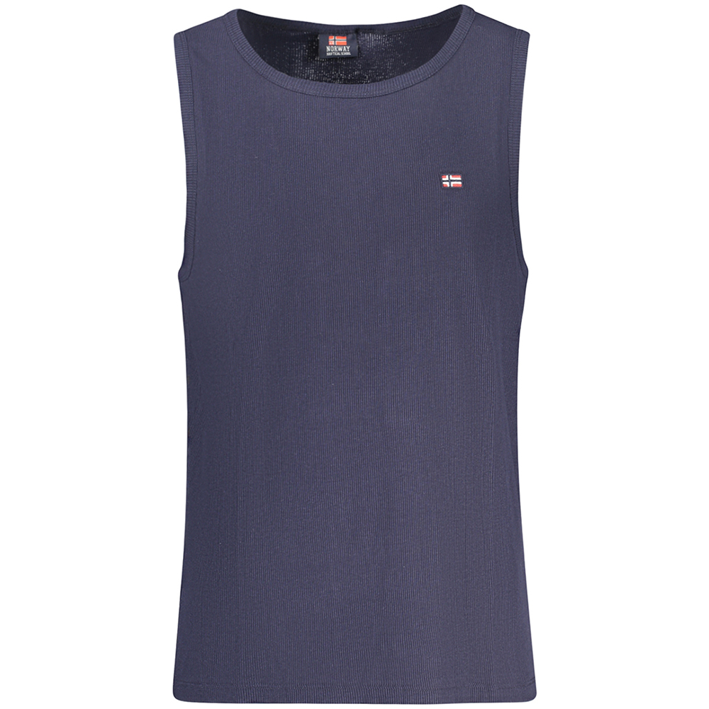 Top Manga Cava Homem Azul