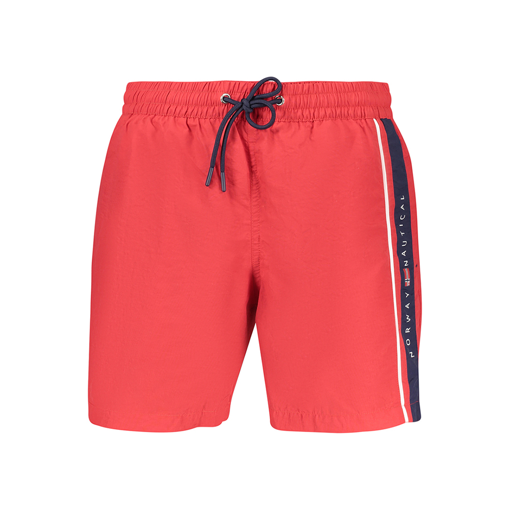 Calções de Banho Homem Vermelho