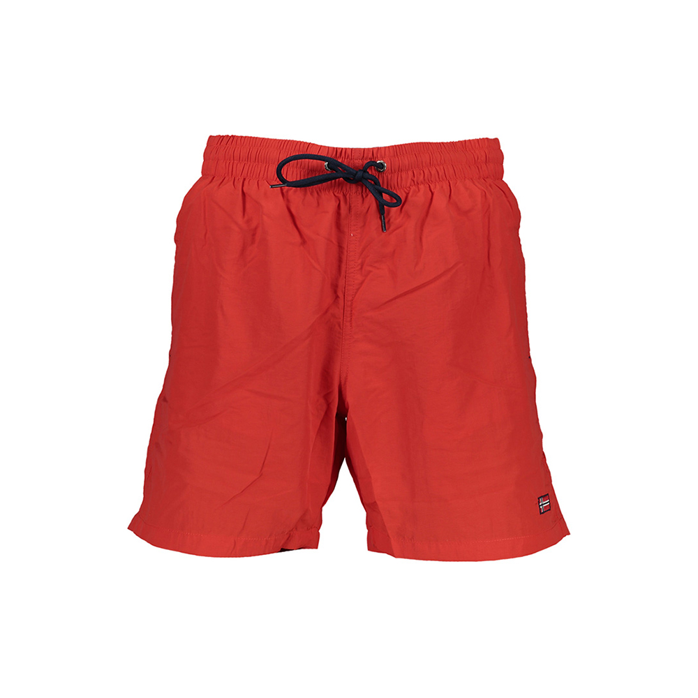 Calções de Banho Homem Vermelho