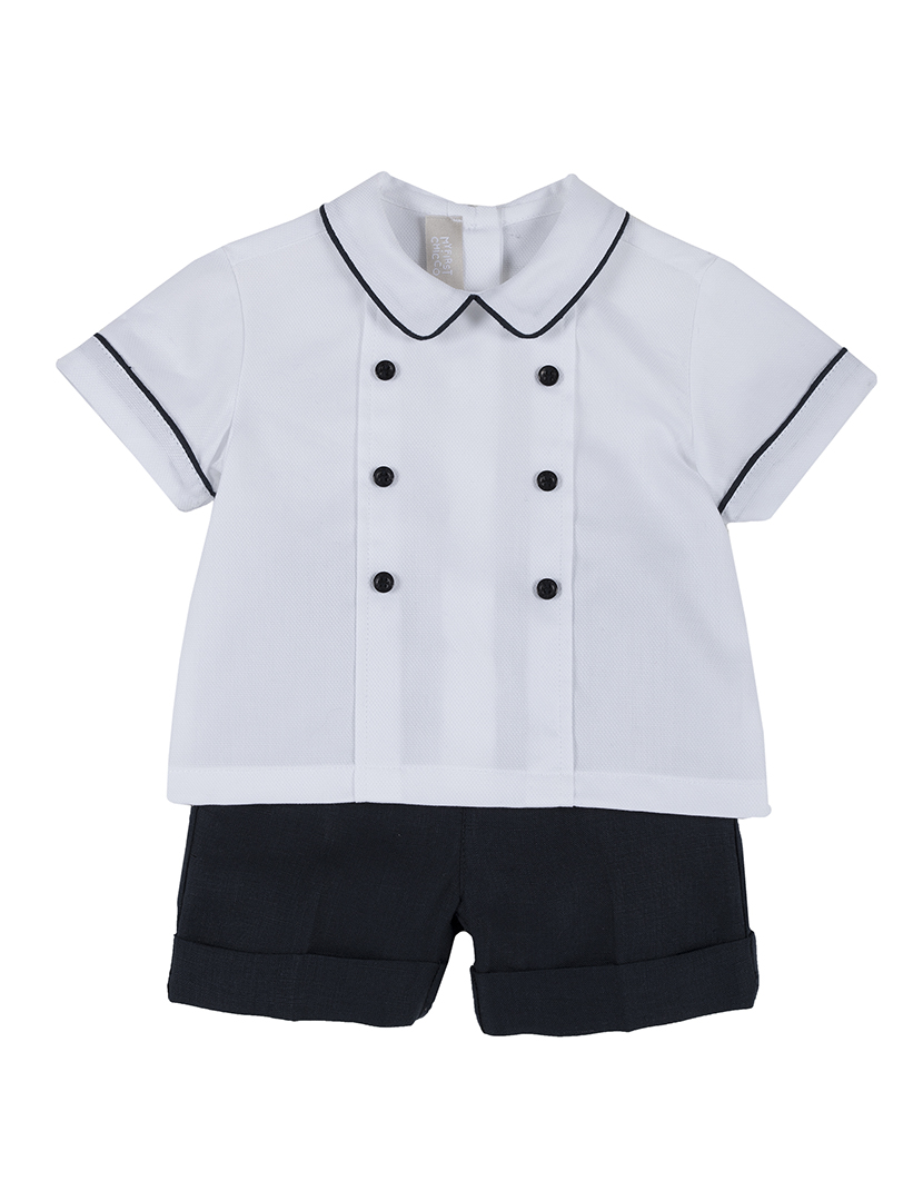 Conjunto Menino Camisa e Calções Multicor