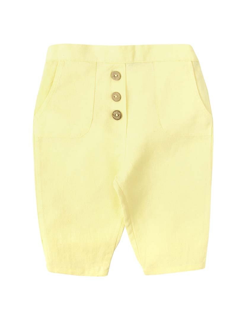 Calças Menina Amarelo