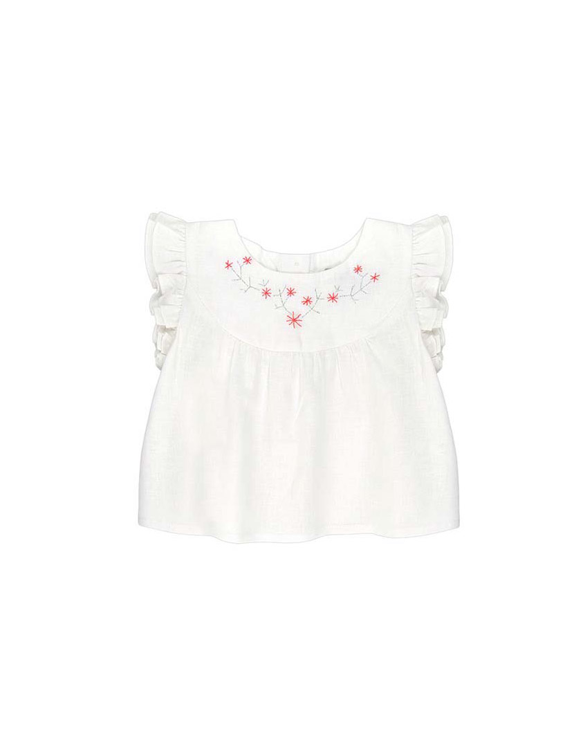 Blusa Menina Branco