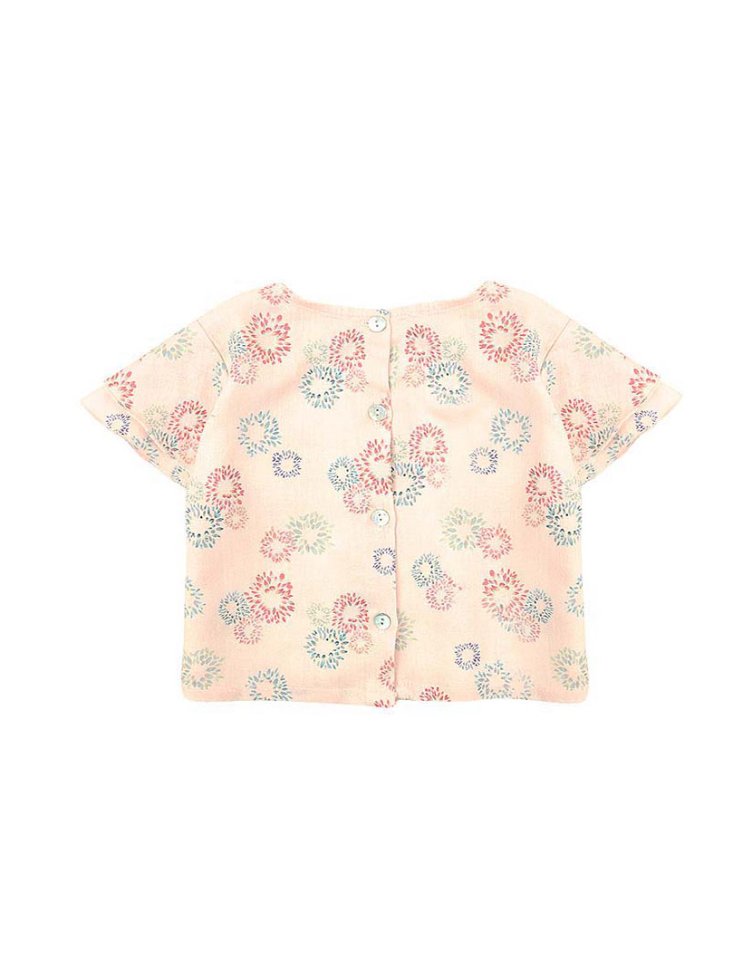 T-Shirt Menina Rosa Claro