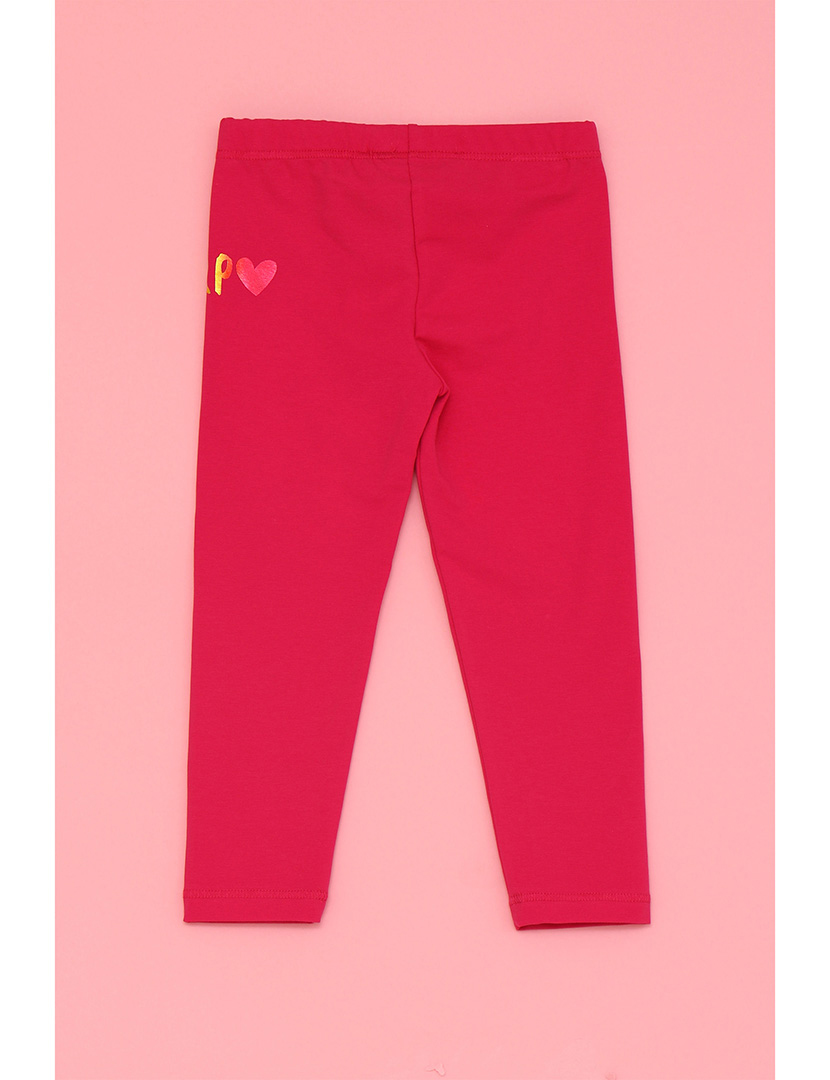 Leggings Fiori Menina Rosa