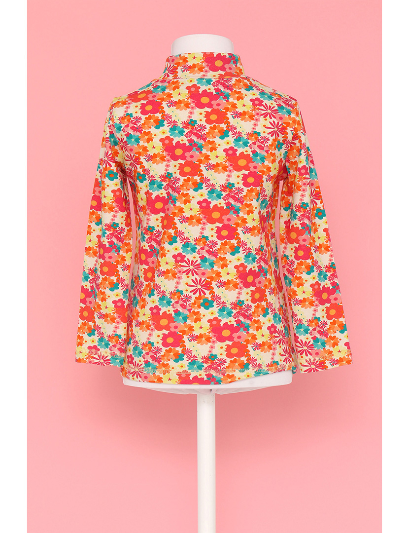 Sweatshirt Fiori Menina Multicolorido