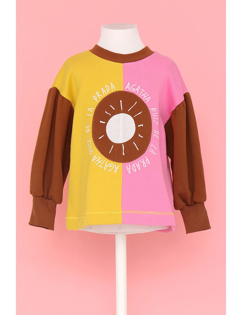 Sweatshirt Le Bonbon Menina Multicolorido