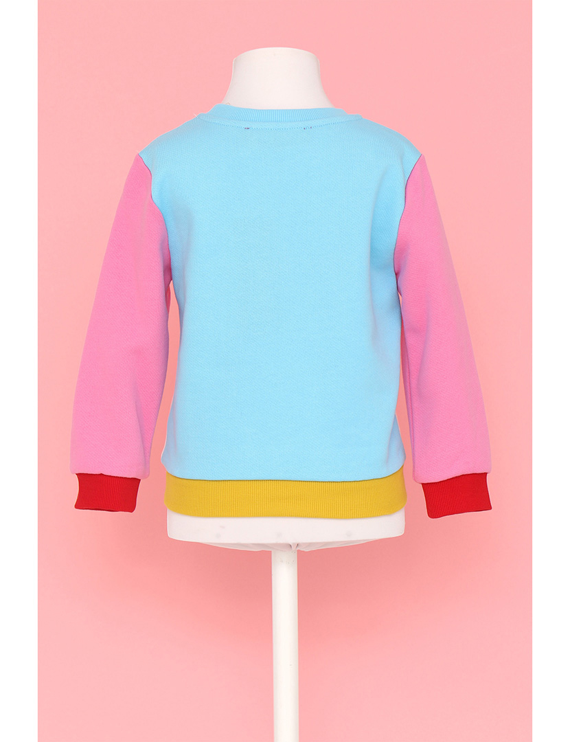 Sweatshirt Le Bonbon Menina Multicolorido