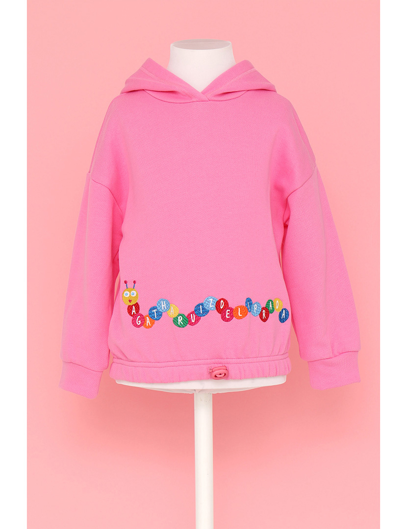 Sweatshirt Le Bonbon Menina Rosa