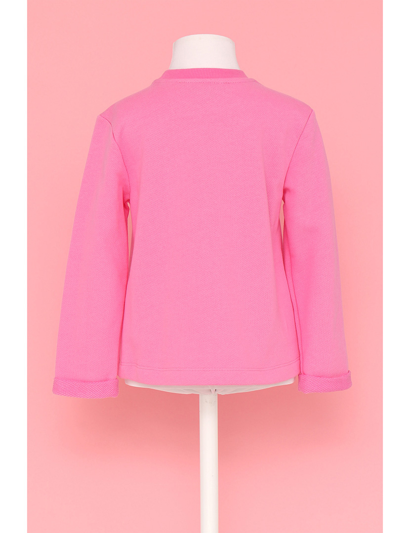 Sweatshirt Super Agatha Menina Rosa