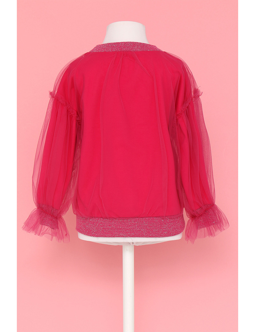 Sweatshirt Party Time Menina Rosa