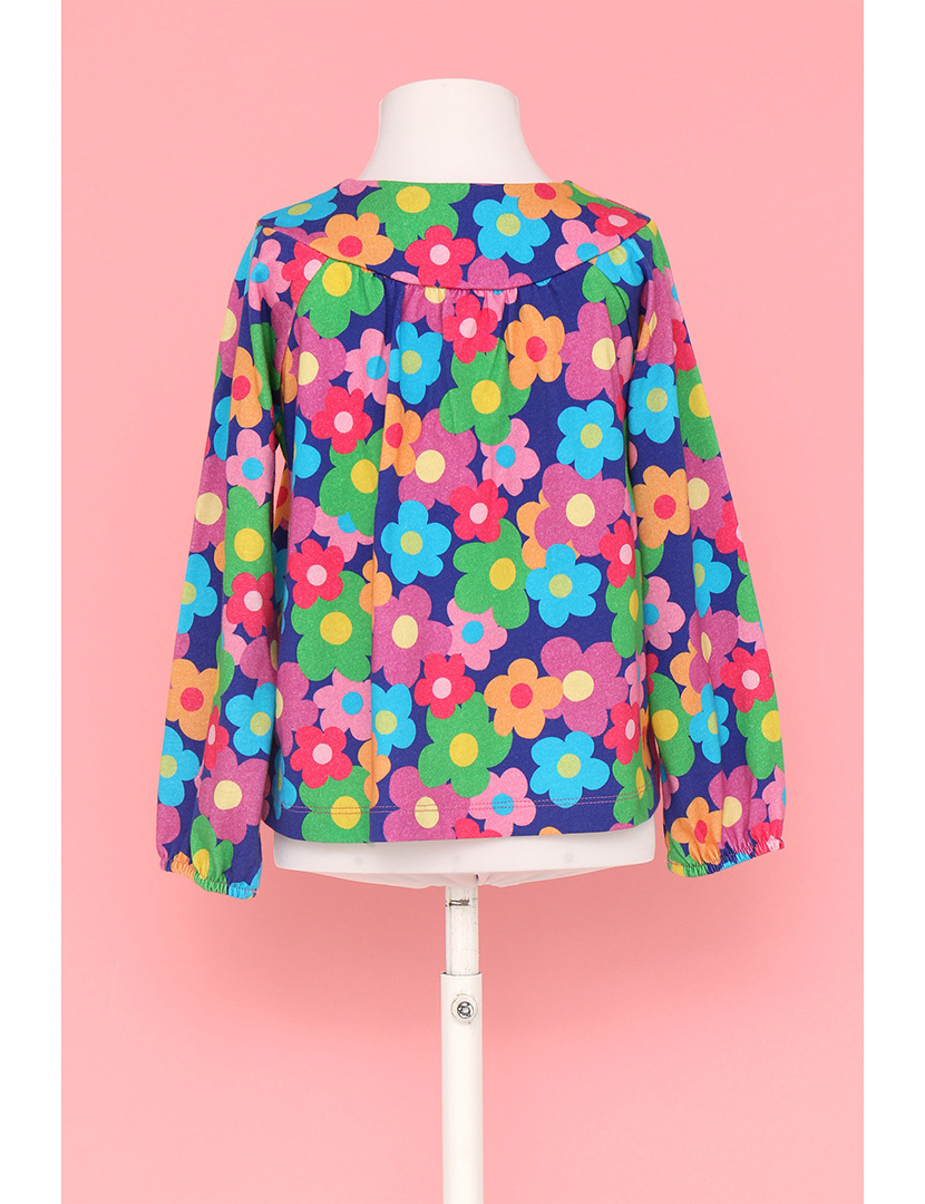 Túnica Flower Power Menina Multicolorido