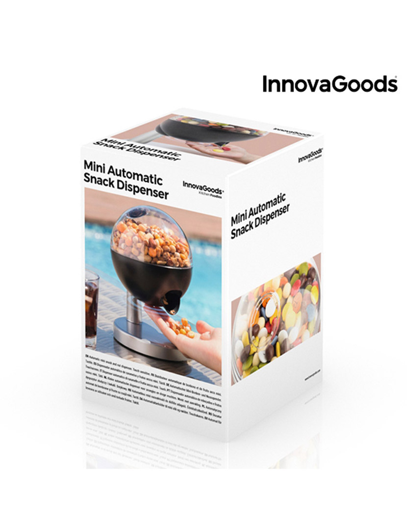 Mini Dispensador Automático Doces/Nozes 