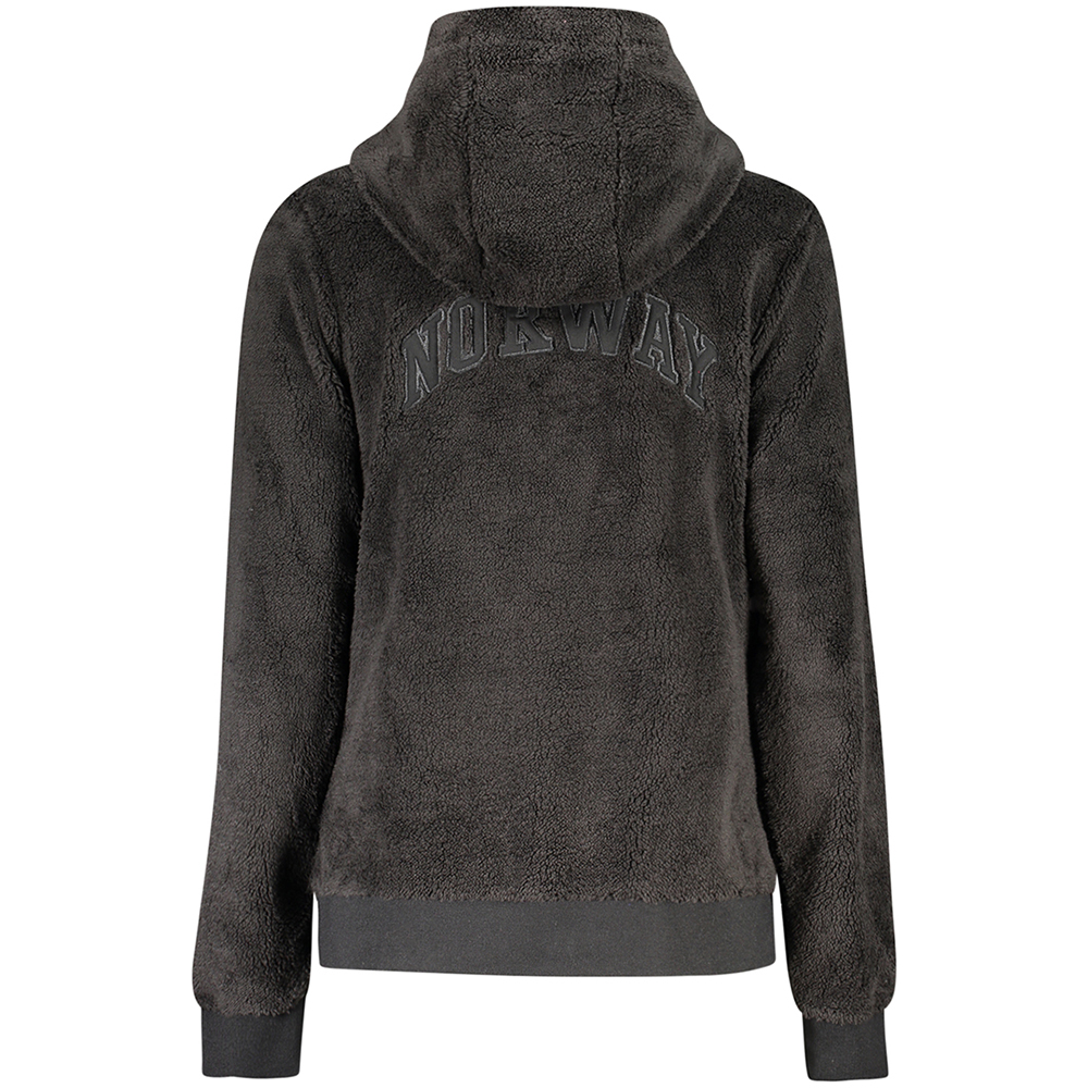 Casaco com Capuz Senhora Preto