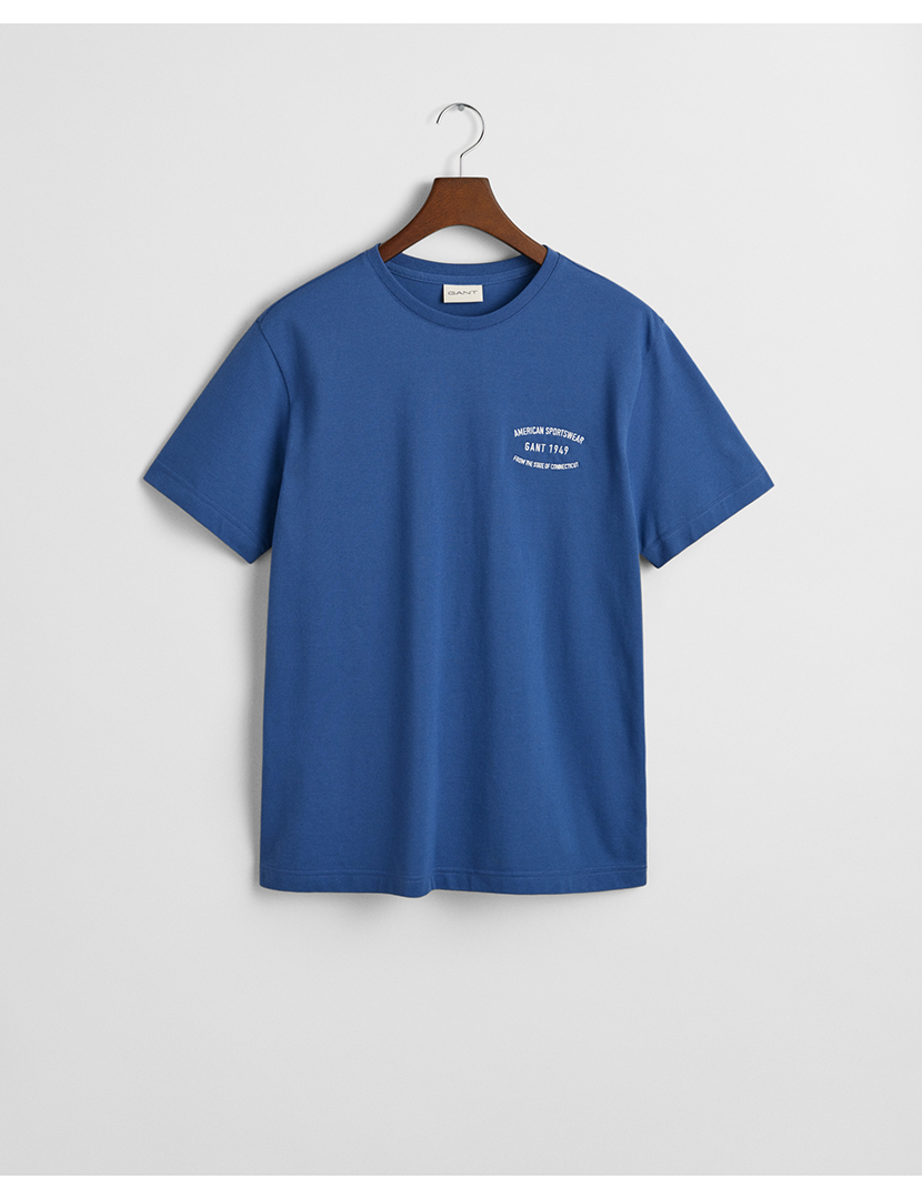 T-Shirt Gráfica Small Pique Azul