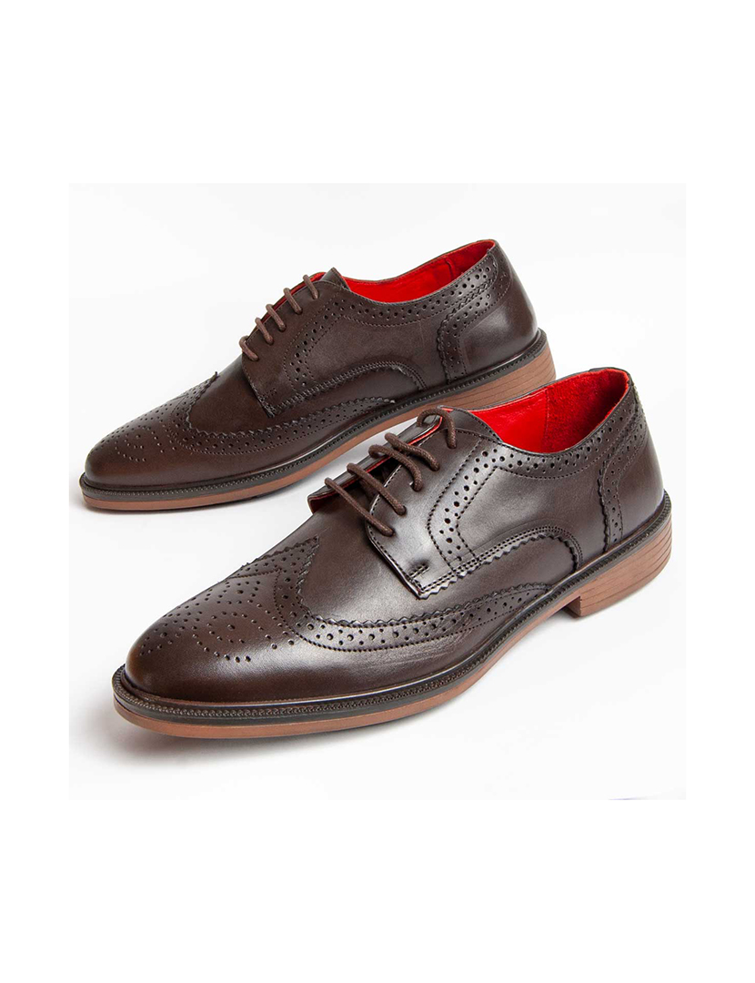 Sapatos Oxford Homem Castanho