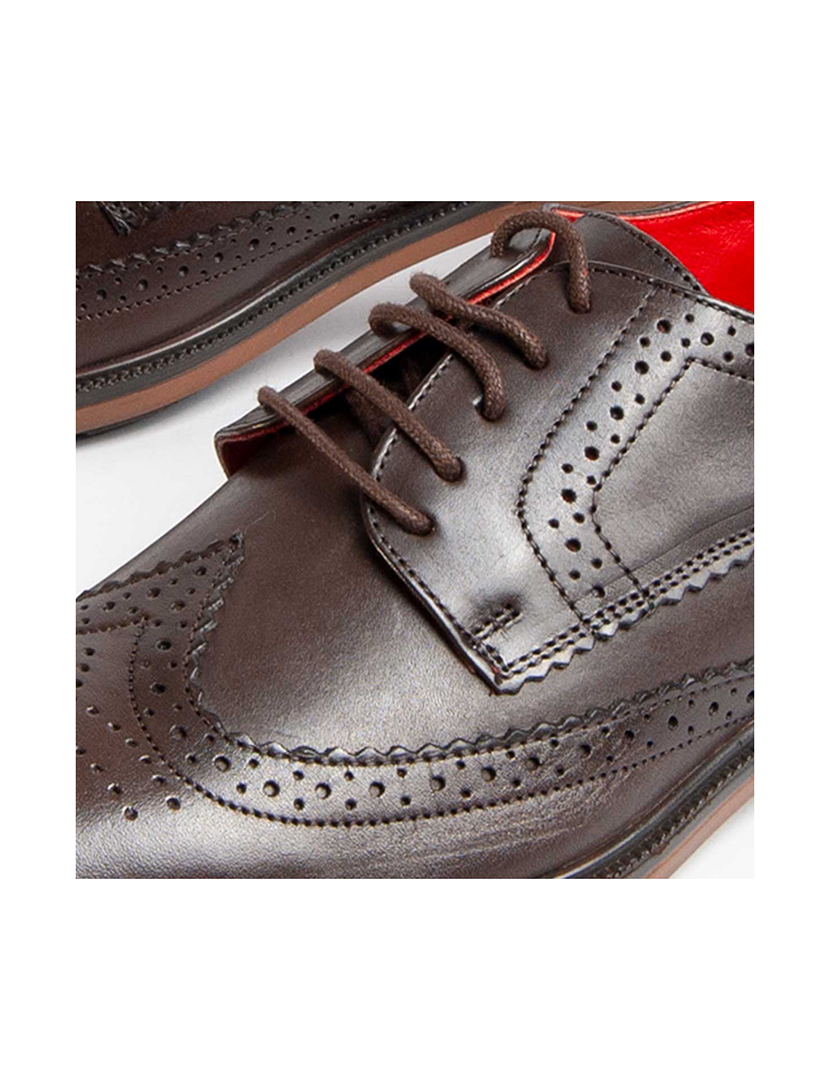 Sapatos Oxford Homem Castanho