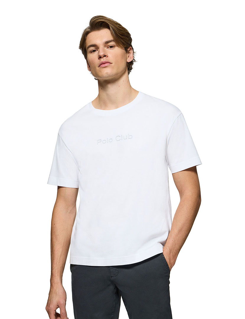 T-Shirt Saul Minimal Combo Rubber Im Branco