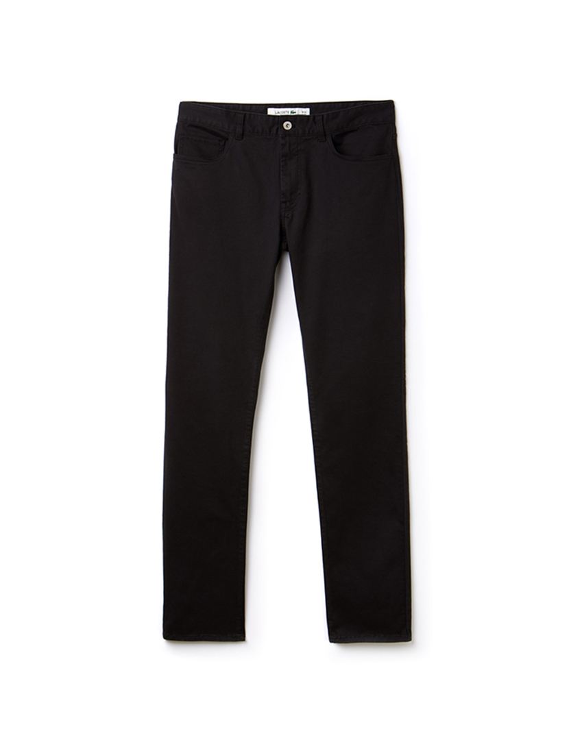 Calças Slim Fit Lacoste Homem Preto