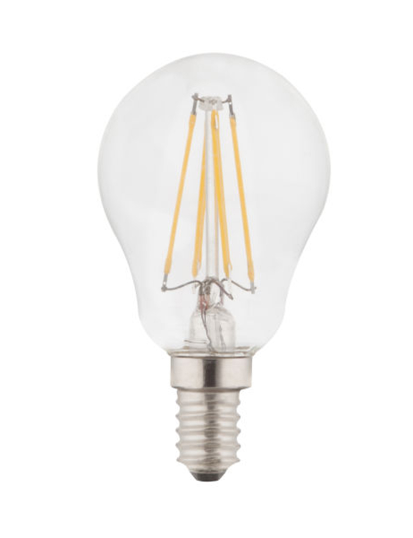 Lâmpada LED Globe Vidro Transparente