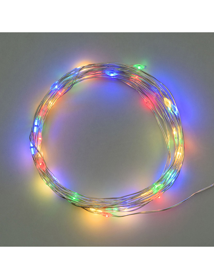 Fita de Luzes 20 Microleds Multicolor 1.5mm