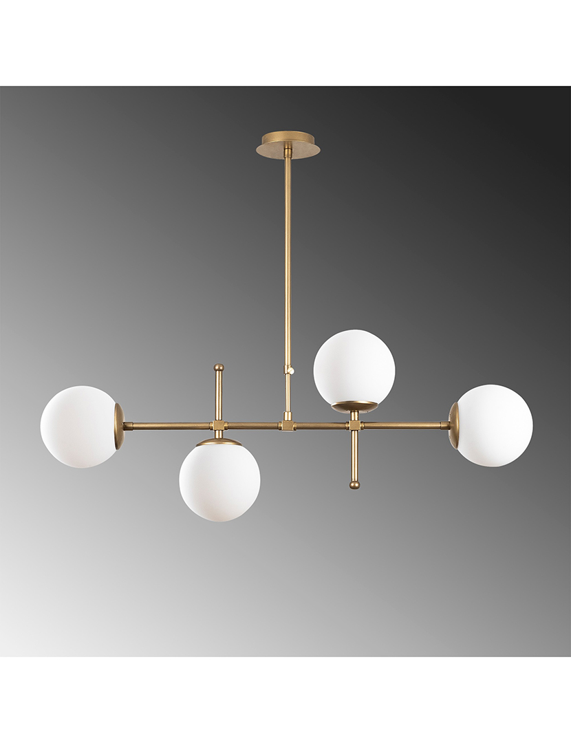 Candeeiro Teto Mudoni-MR-951-1 Dourado