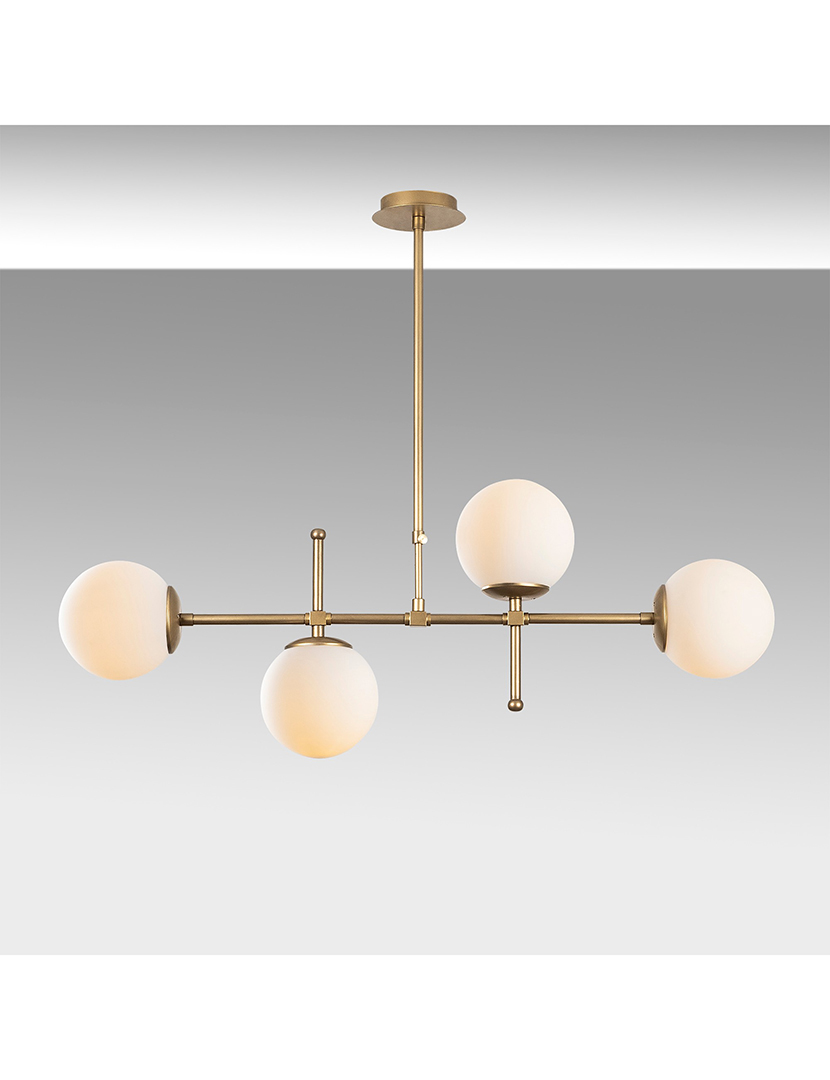 Candeeiro Teto Mudoni-MR-951-1 Dourado