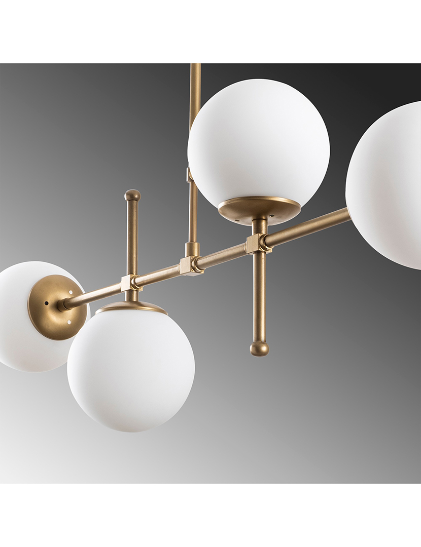 Candeeiro Teto Mudoni-MR-951-1 Dourado