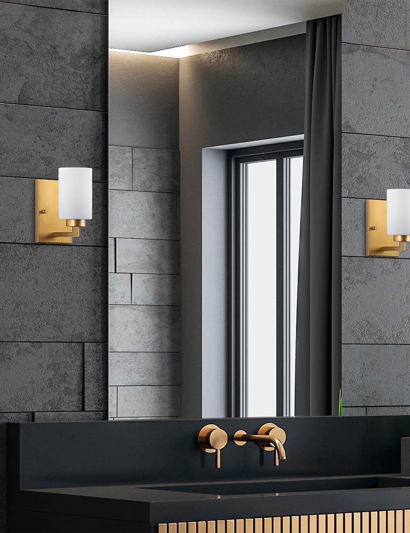 Candeeiro Parede Hania-13175 Dourado