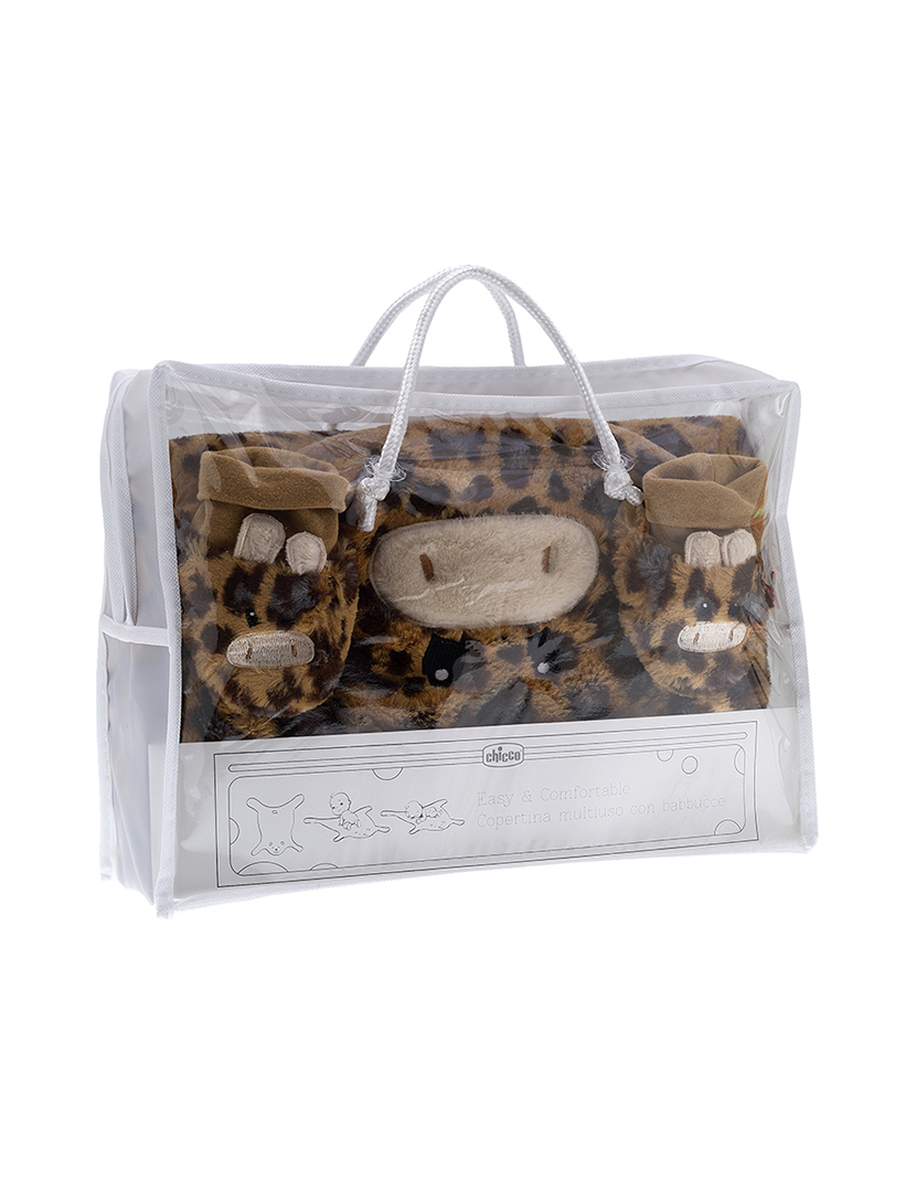 Conjunto Botinhas e Cobertor de Bebé Multicor