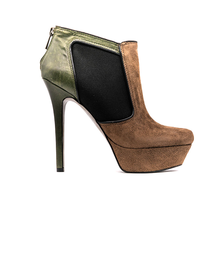 Botins Salto Alto Irresistible Castanho