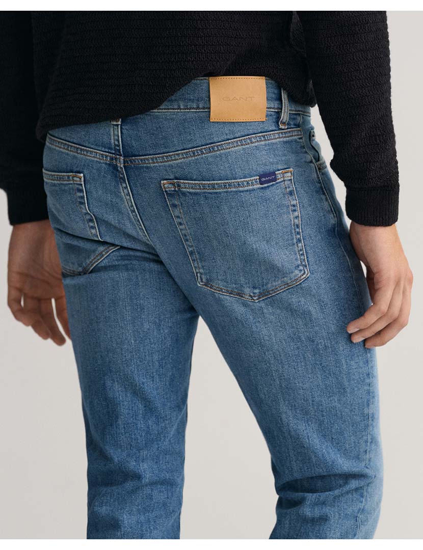 Calças de Ganga Hayes Slim Fit Azul