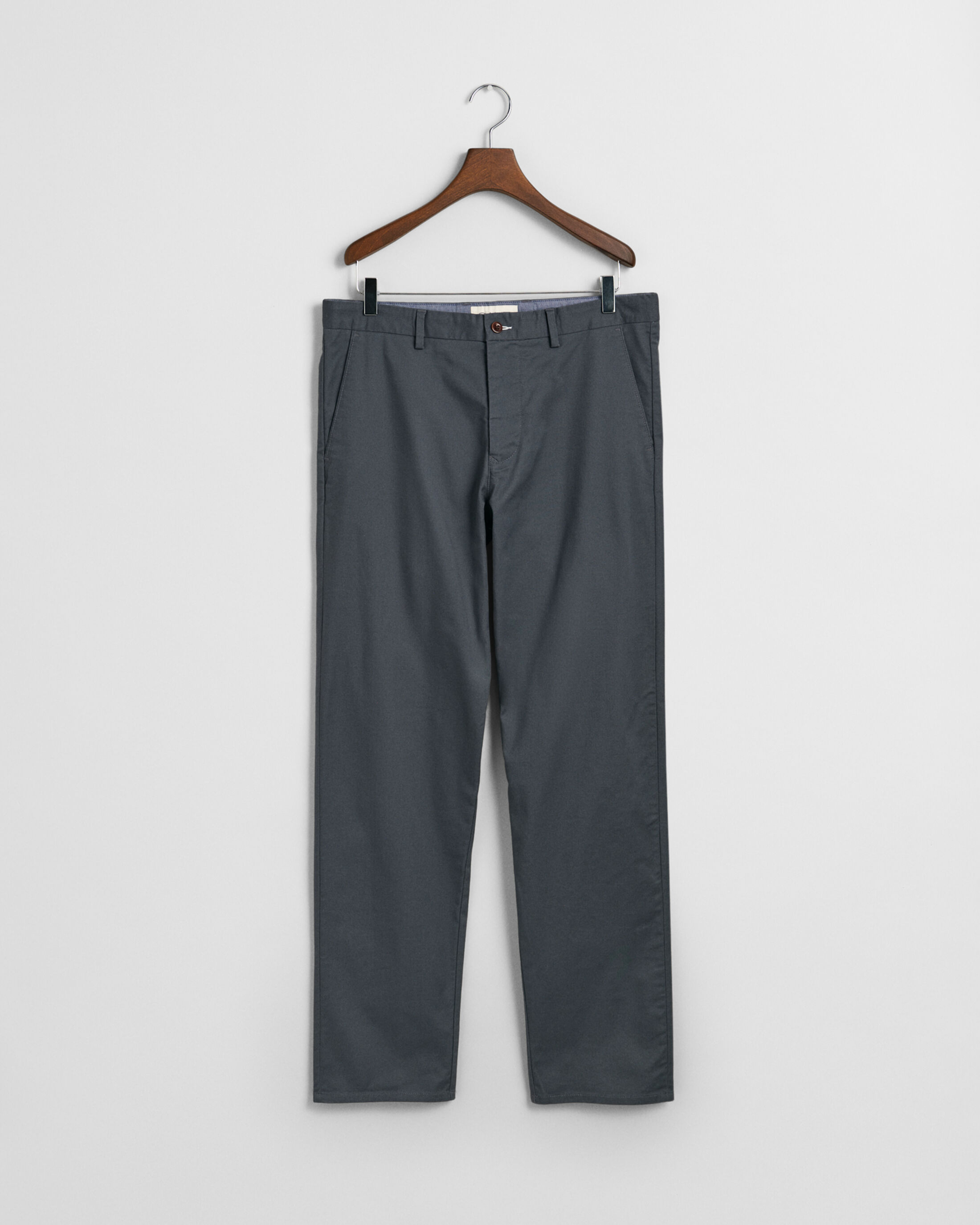 Calças Chino Regular Cinzento